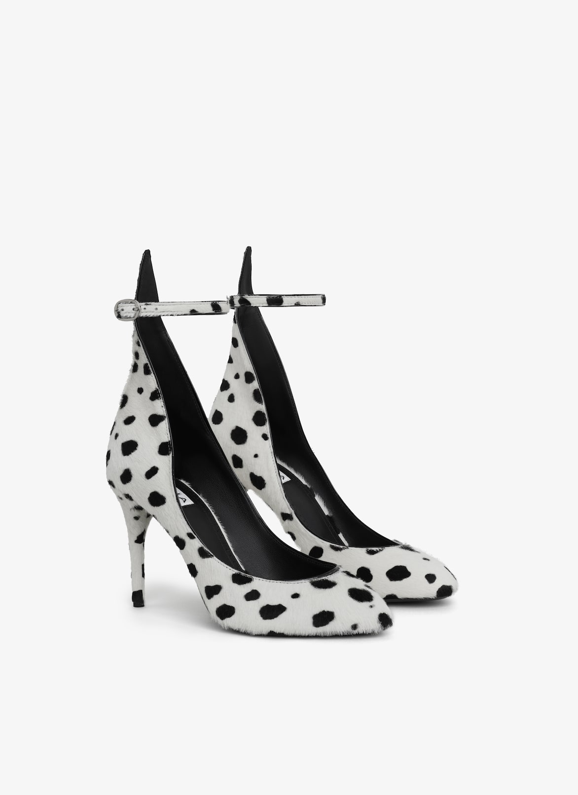 DECOLLETE PUMPS IN DOTS HAIRCALF ALAÏA WHITE/BLACK DECOLLETE PUMPS IN DOTS HAIRCALF